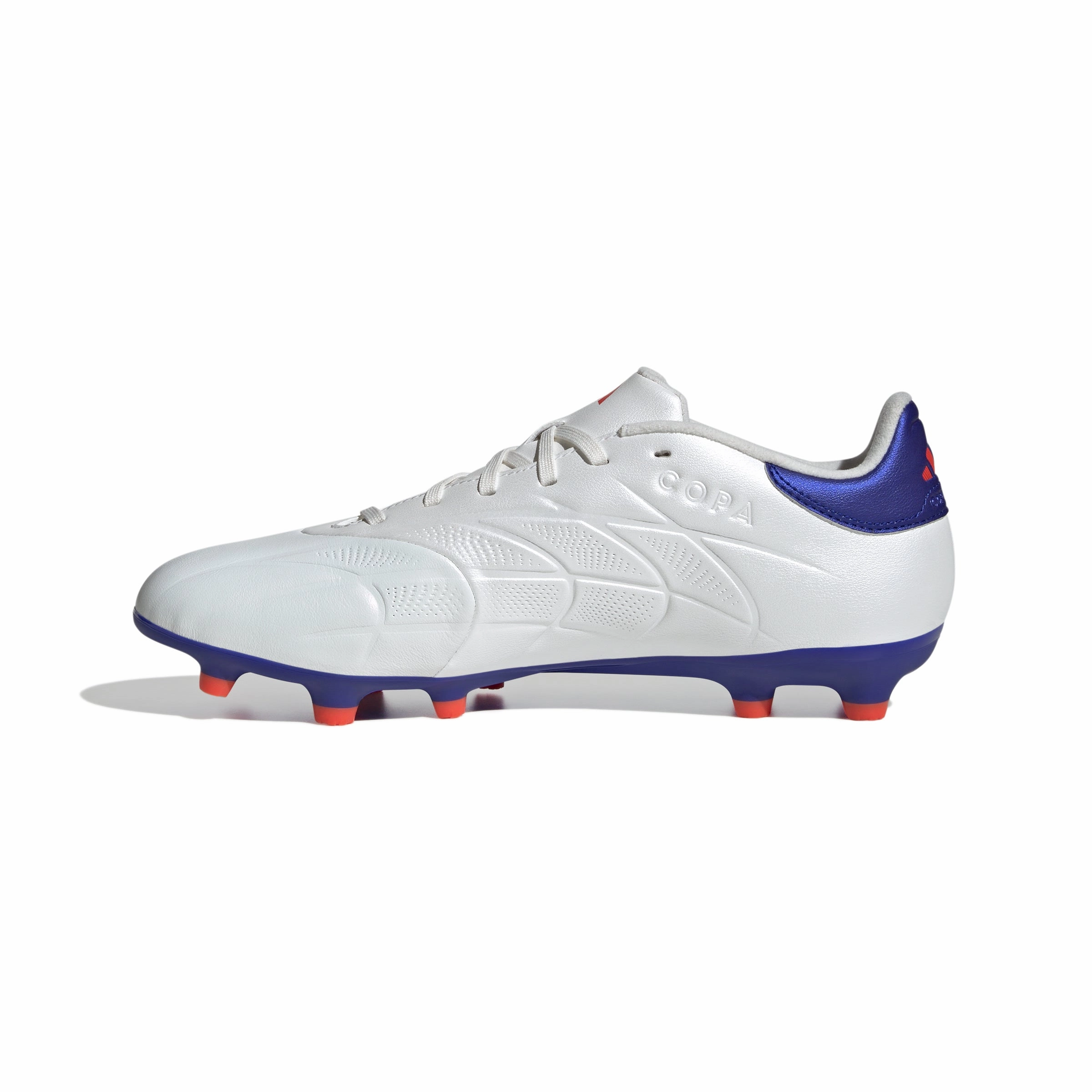 adidas Copa Pure 2 League FG Firm Ground Soccer Shoes  - FTWhite/ LucBlu/ Solar Red
