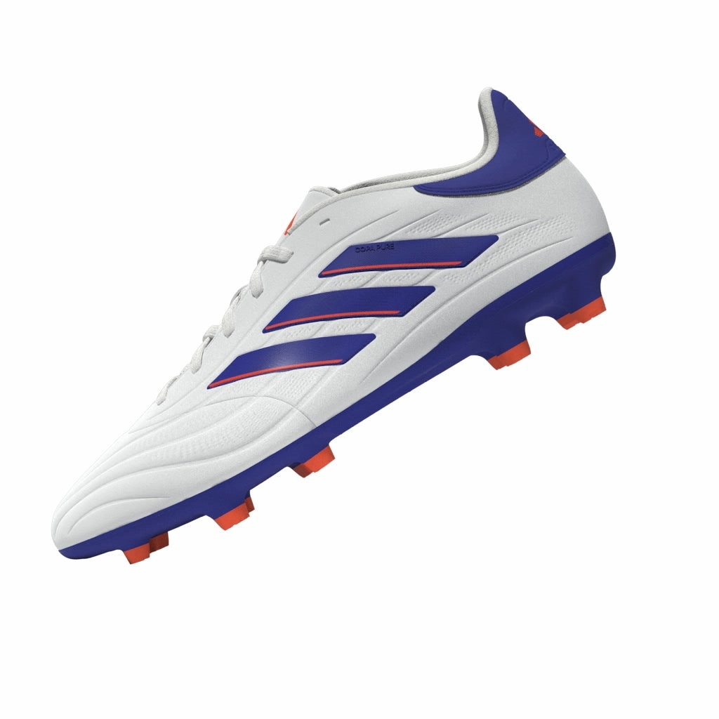 adidas Copa Pure 2 League FG Firm Ground Soccer Shoes  - FTWhite/ LucBlu/ Solar Red