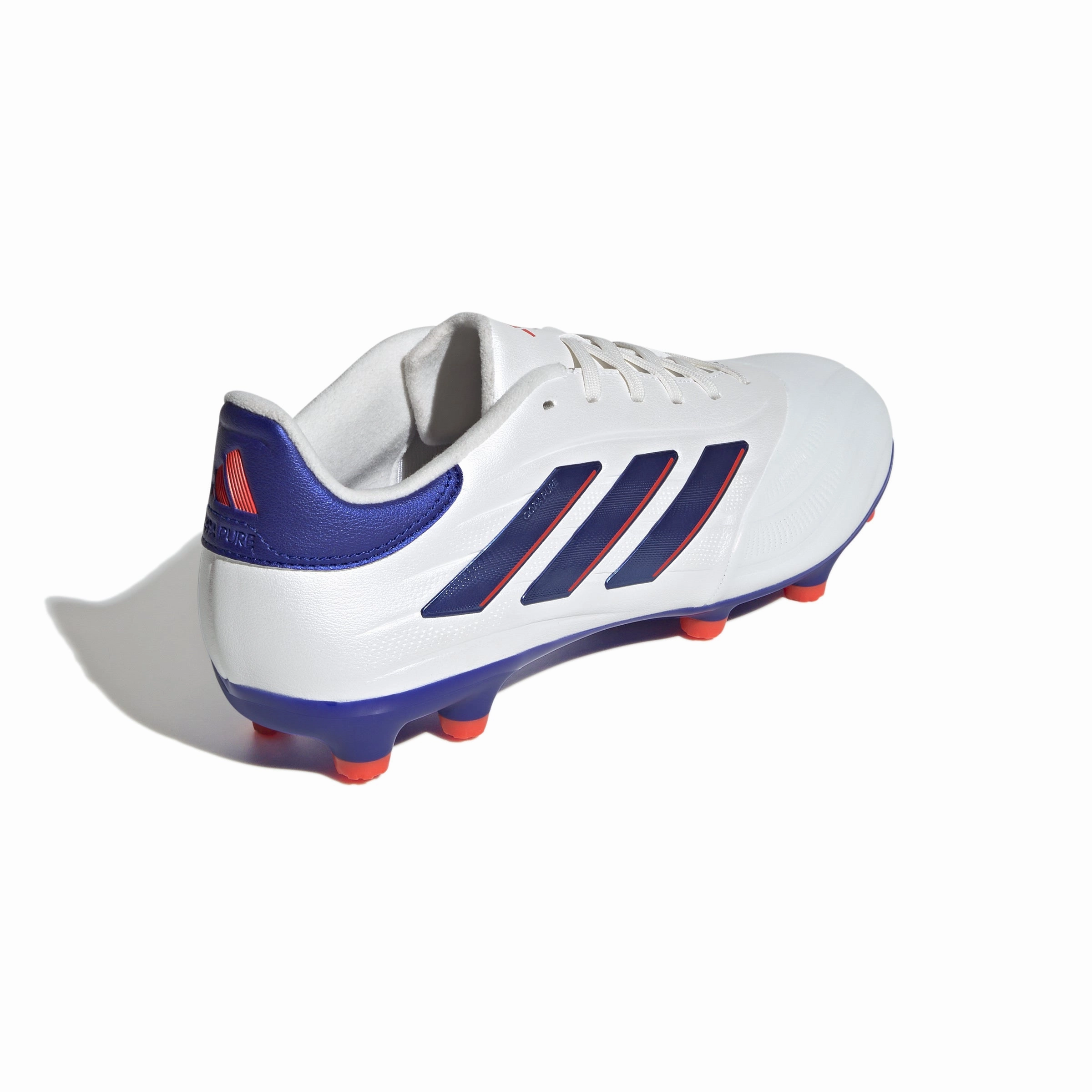 adidas Copa Pure 2 League FG Firm Ground Soccer Shoes  - FTWhite/ LucBlu/ Solar Red