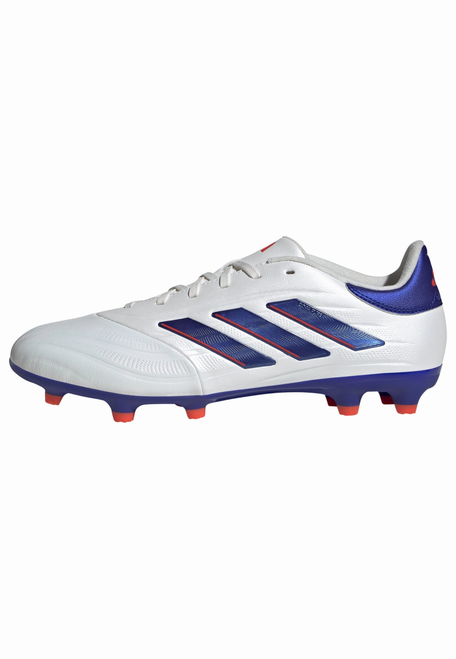 adidas Copa Pure 2 League FG Firm Ground Soccer Shoes  - FTWhite/ LucBlu/ Solar Red