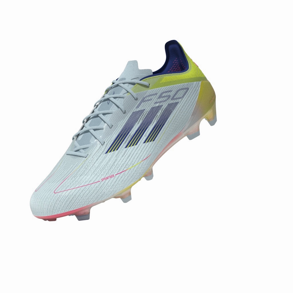 adidas F50 Elite FG Firm Ground - White/Blue/Sesoye
