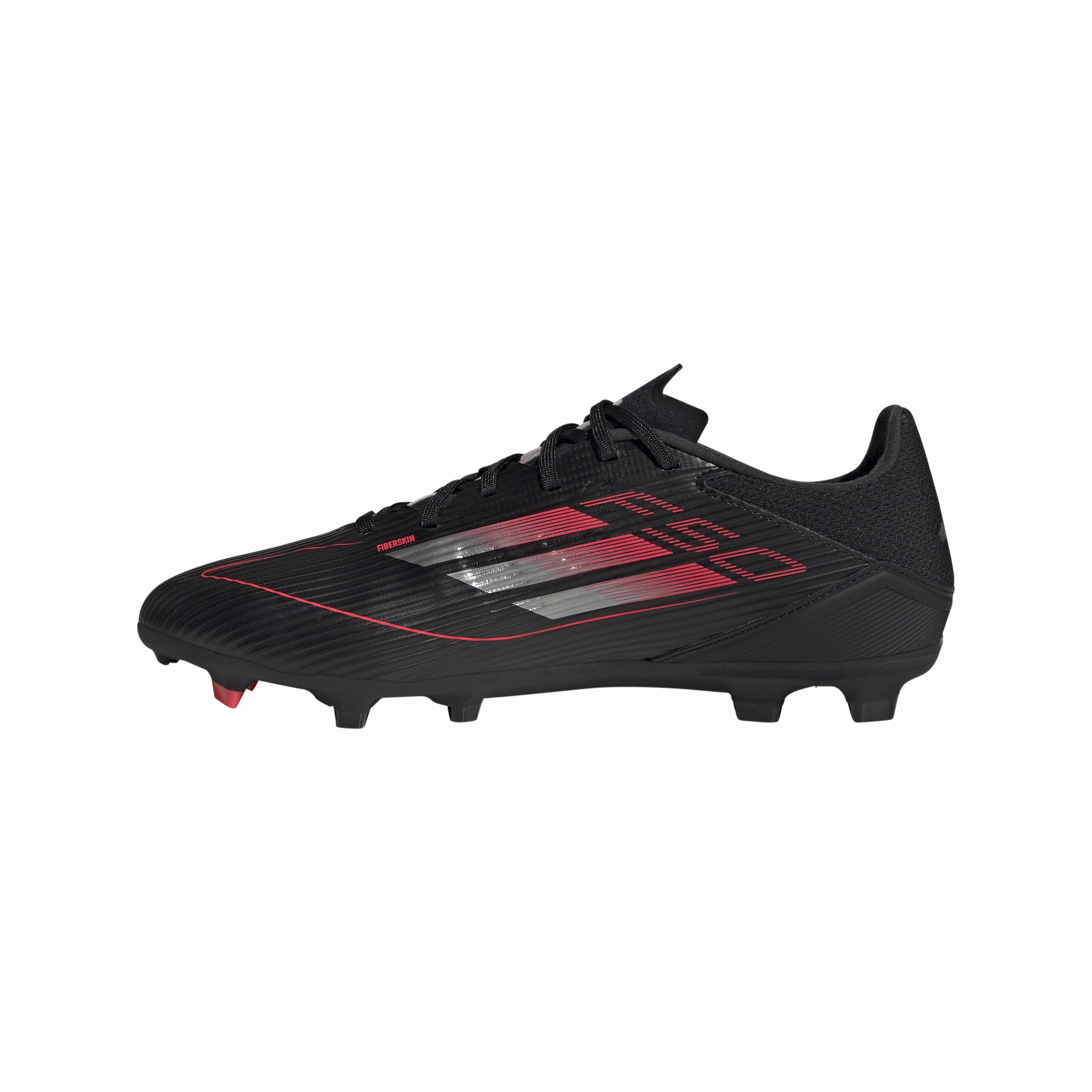 adidas F50 League FG/MG Firm Ground- core black/iron met/lucid red