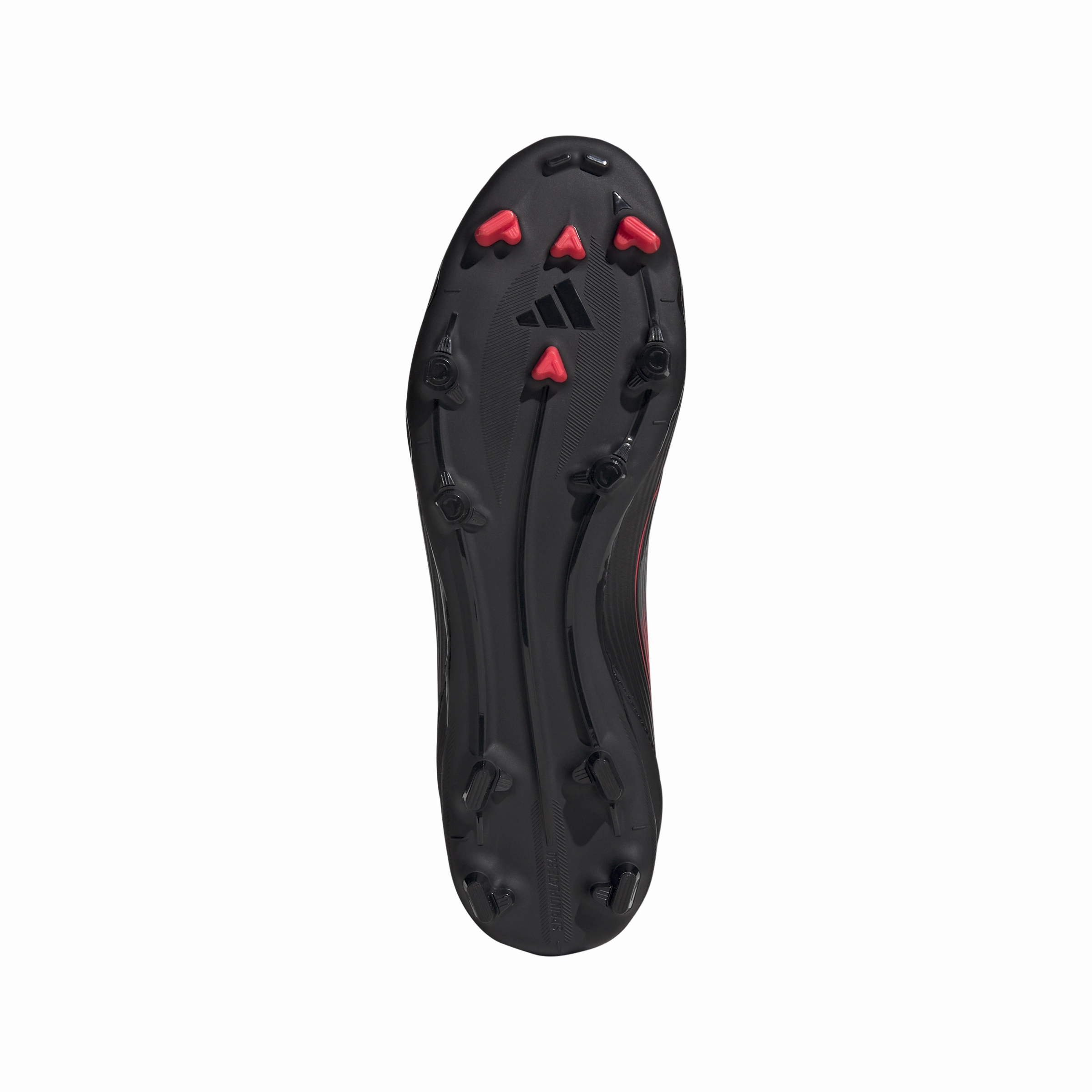 adidas F50 League FG/MG Firm Ground- core black/iron met/lucid red