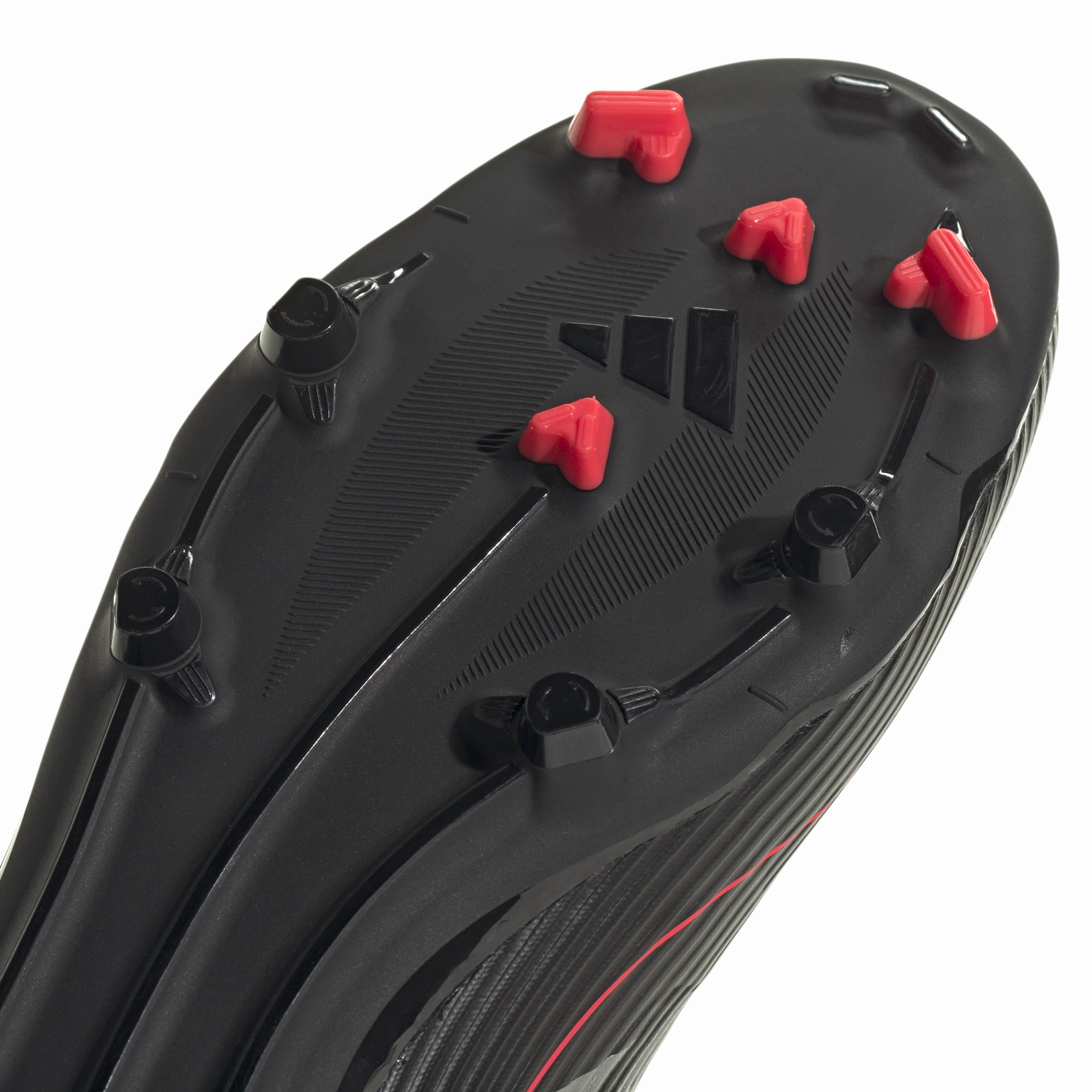 adidas F50 League FG/MG Firm Ground- core black/iron met/lucid red