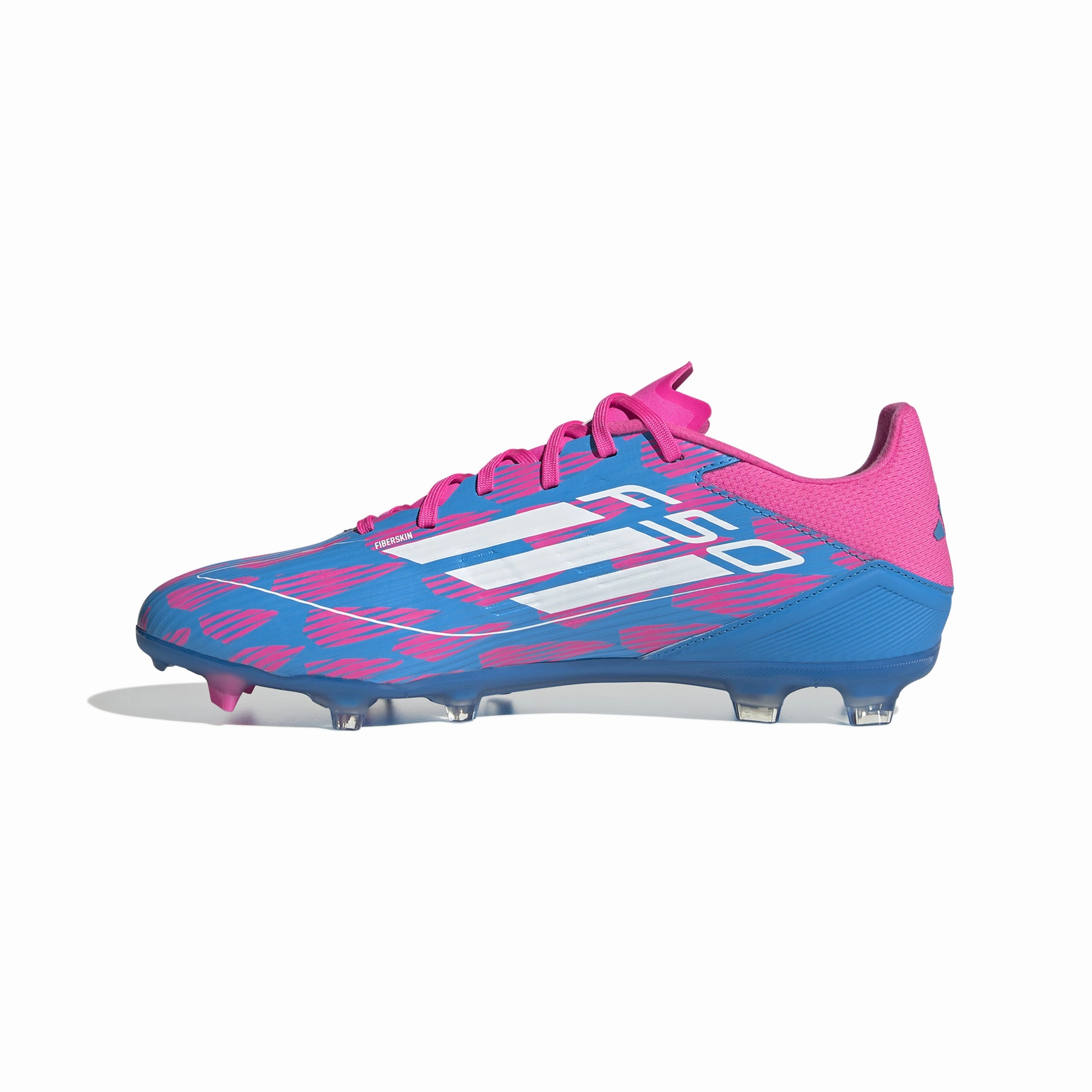 adidas F50 League FG/MG Firm Ground- Solar Blue/ FTWhite/ Solar Pink