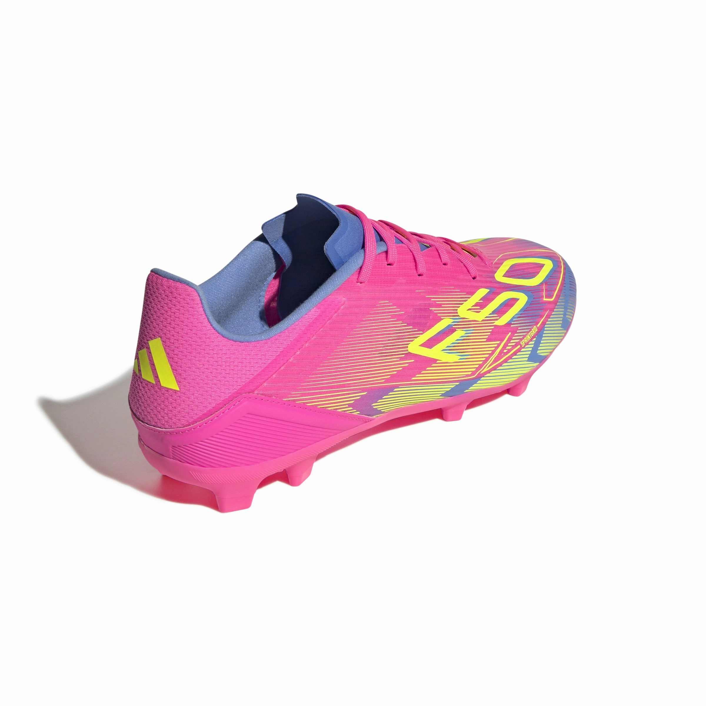 adidas F50 League FG/MG Junior- lucid pink/lucid lemon/blue fusion