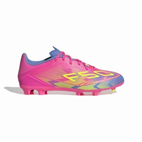 adidas F50 League FG/MG Junior- lucid pink/lucid lemon/blue fusion