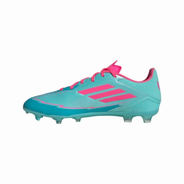 adidas F50 League FG/MG MESSI Cleat Shoes - flash aqua/lucid pink/lucid cyan