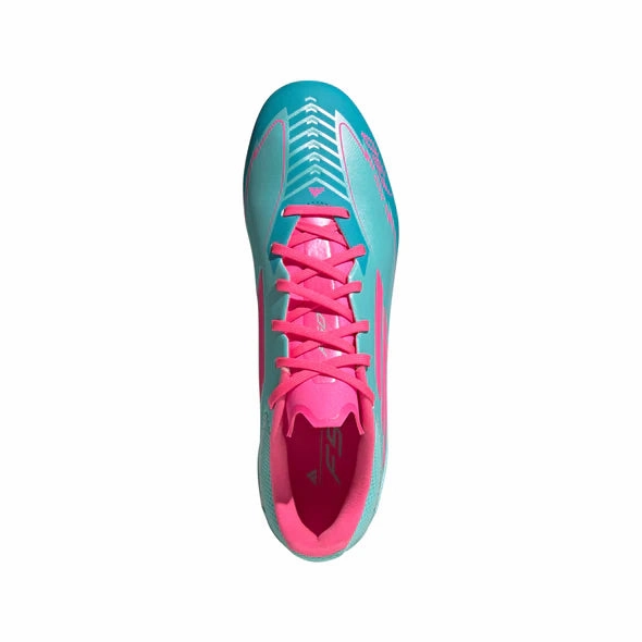 adidas F50 League FG/MG MESSI Cleat Shoes - flash aqua/lucid pink/lucid cyan