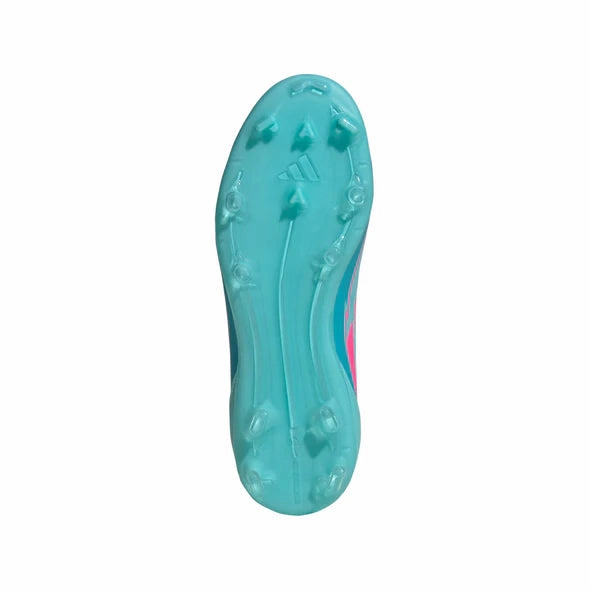 adidas F50 League MESSI FG/MG Junior - flash aqua/lucid pink/lucid cyan