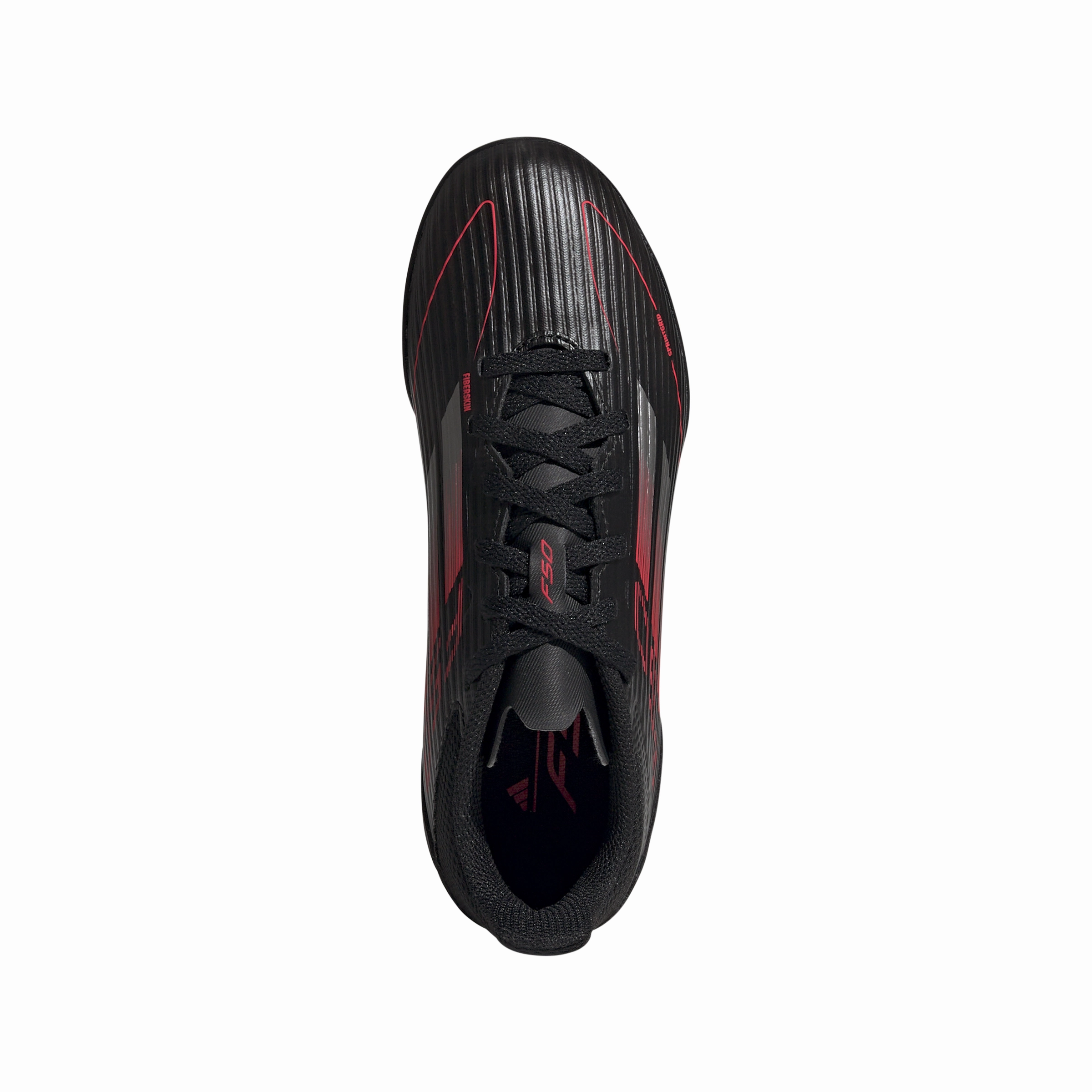 adidas F50 League TF Turf Junior - core black/iron met./lucid red