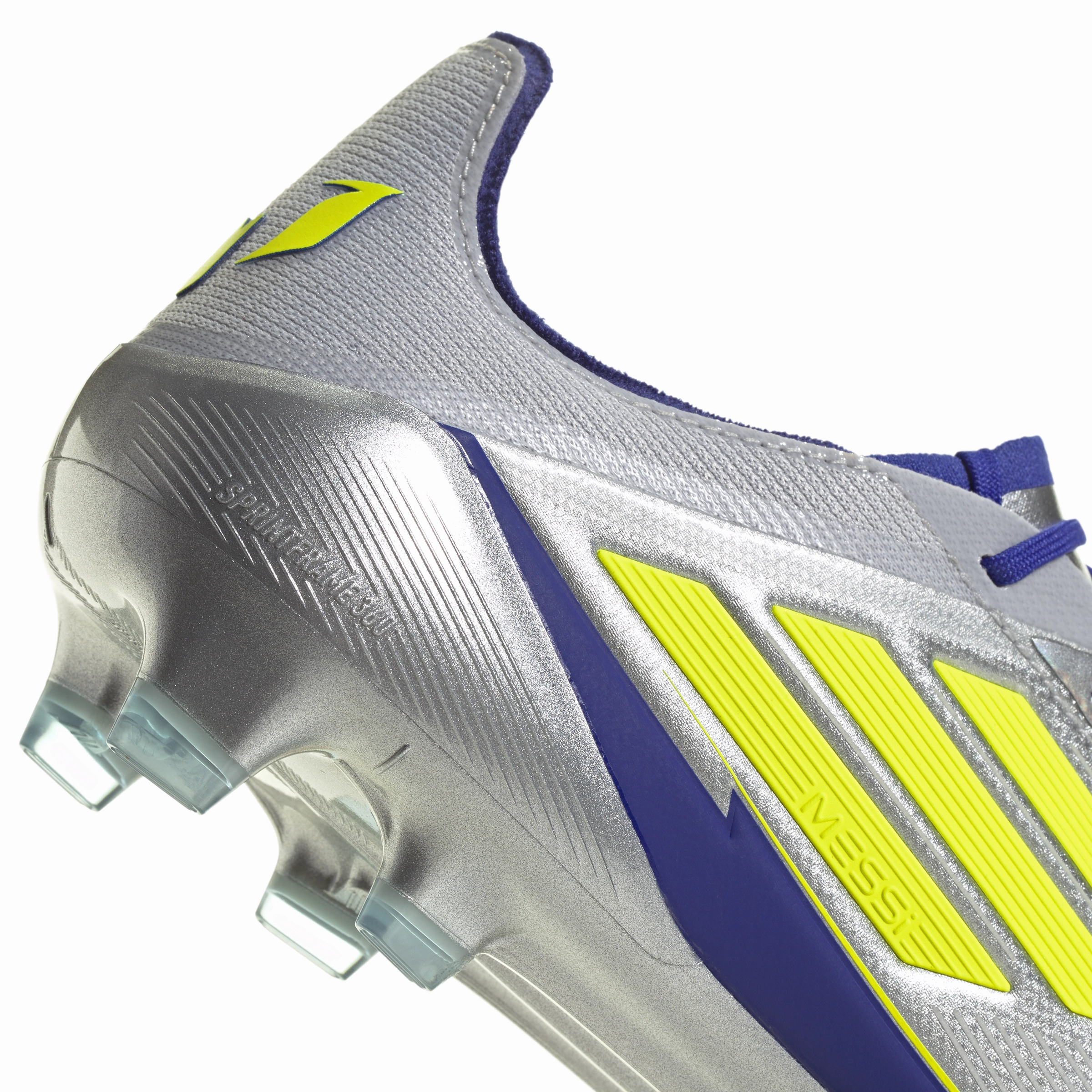adidas F50 Messi Elite FG Firm Ground - Silver / Blue/ Neon