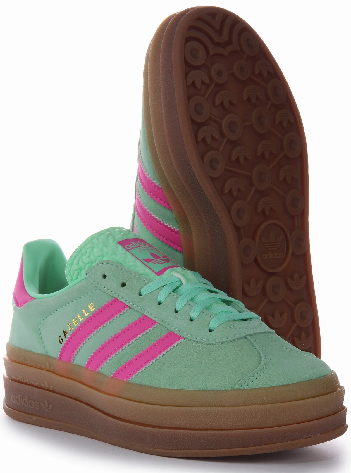 Adidas Gazelle Bold In Turquoise For Women Shoes Adidas