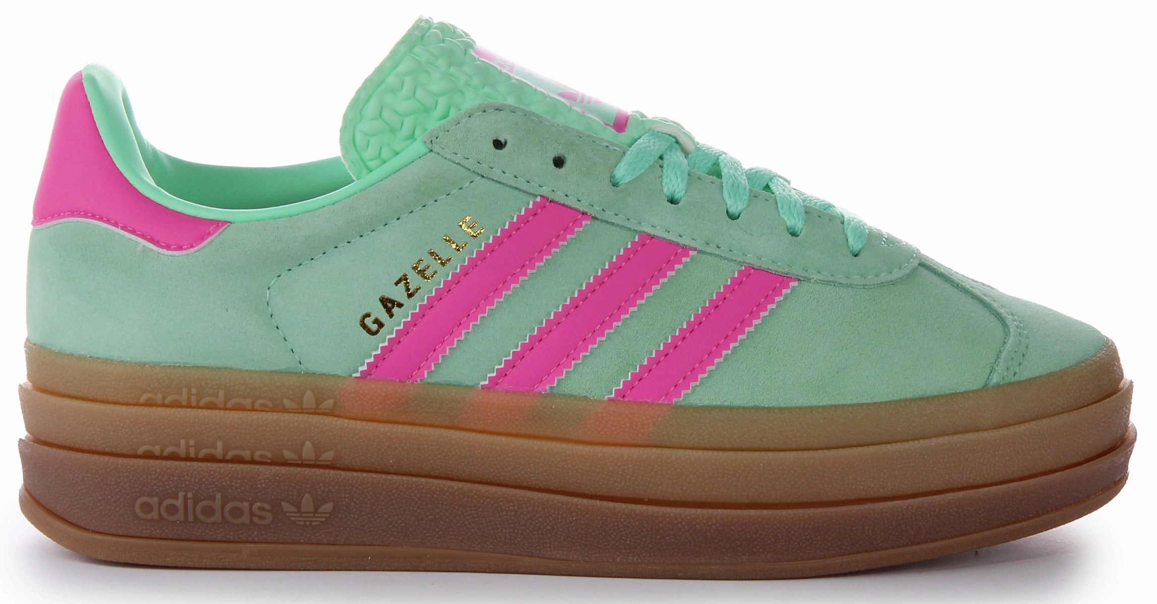 Adidas Gazelle Bold In Turquoise For Women Shoes Adidas