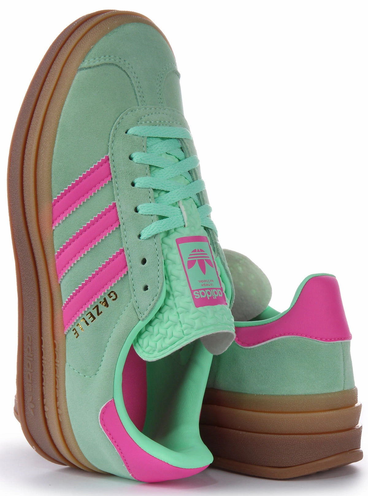 Adidas Gazelle Bold In Turquoise For Women Shoes Adidas