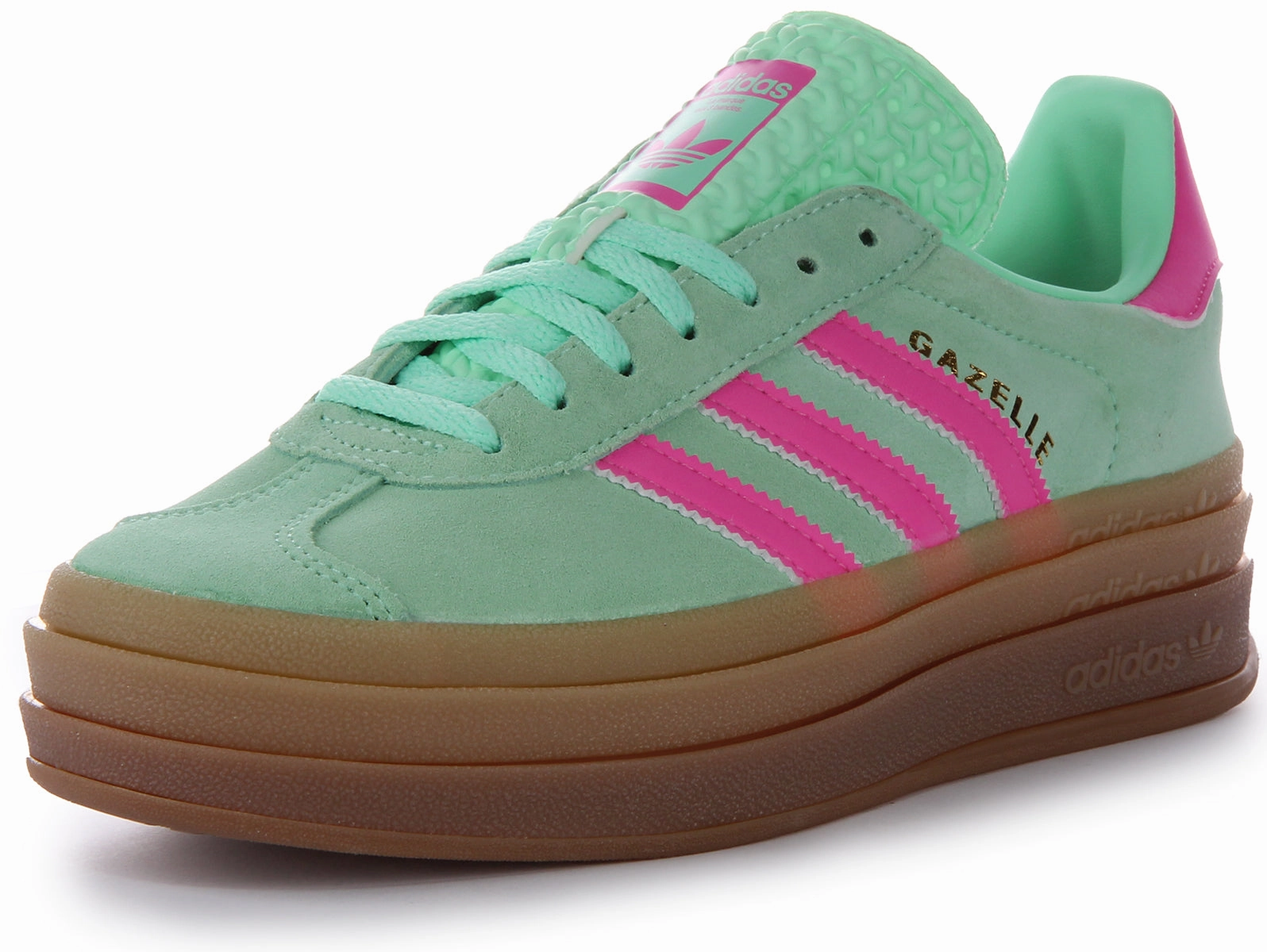 Adidas Gazelle Bold In Turquoise For Women Shoes Adidas