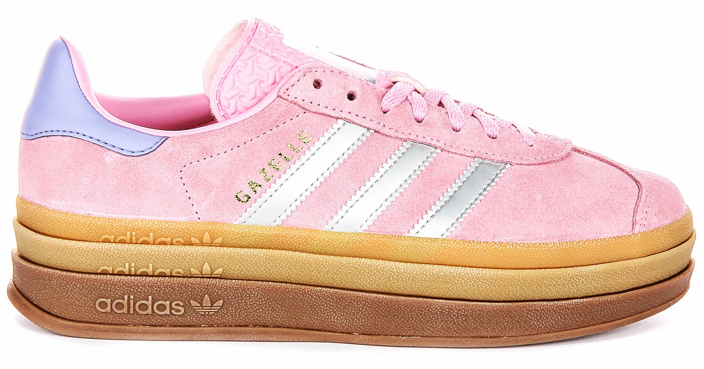 Adidas Gazelle Bold J In Pink Purple For Youth Shoes Adidas