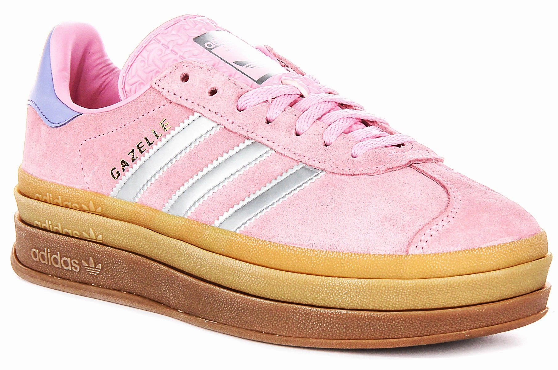 Adidas Gazelle Bold J In Pink Purple For Youth Shoes Adidas