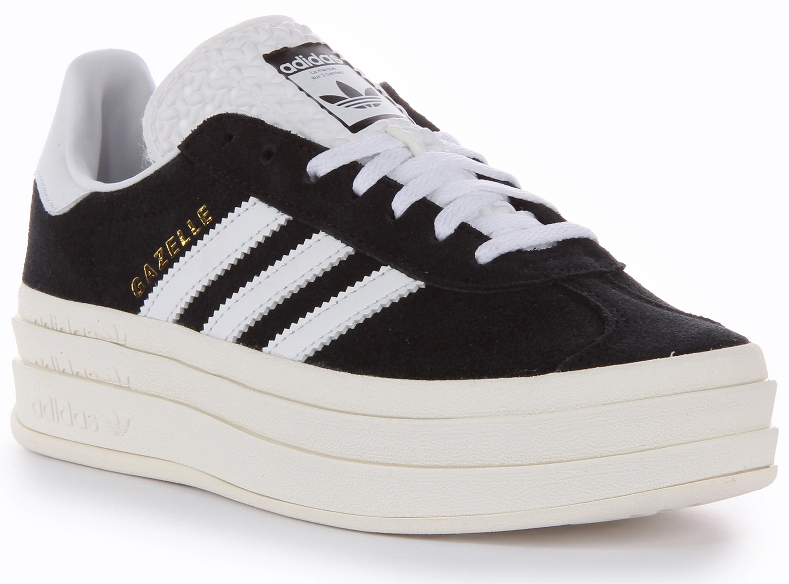 Adidas Gazelle Bold W In Black White For Women Shoes Adidas