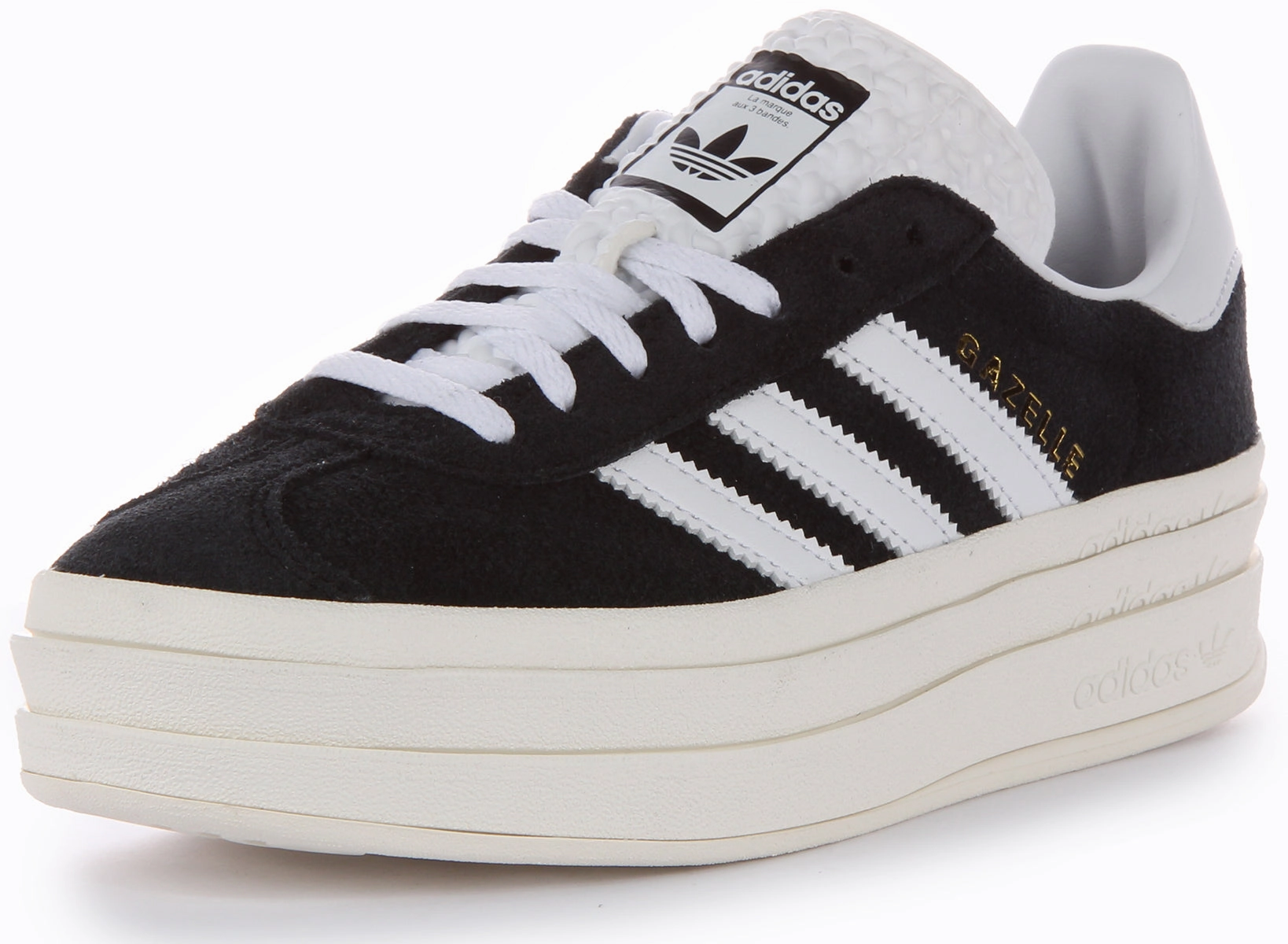Adidas Gazelle Bold W In Black White For Women Shoes Adidas