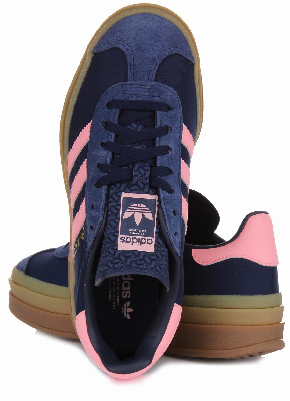 Adidas Gazelle Bold W In Navy Pink For Women Shoes Adidas
