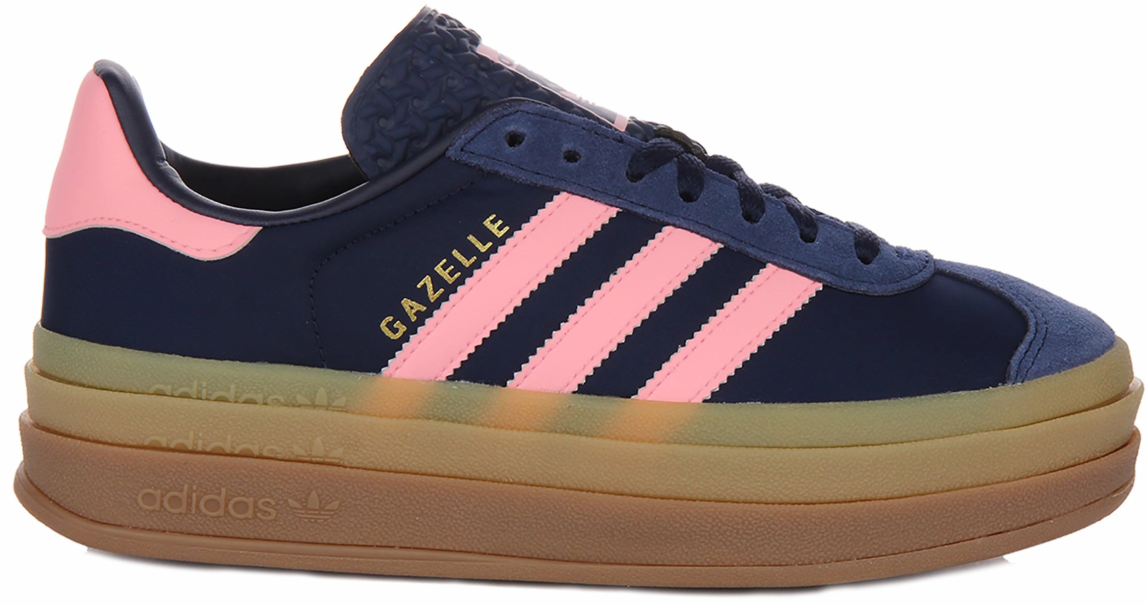 Adidas Gazelle Bold W In Navy Pink For Women Shoes Adidas