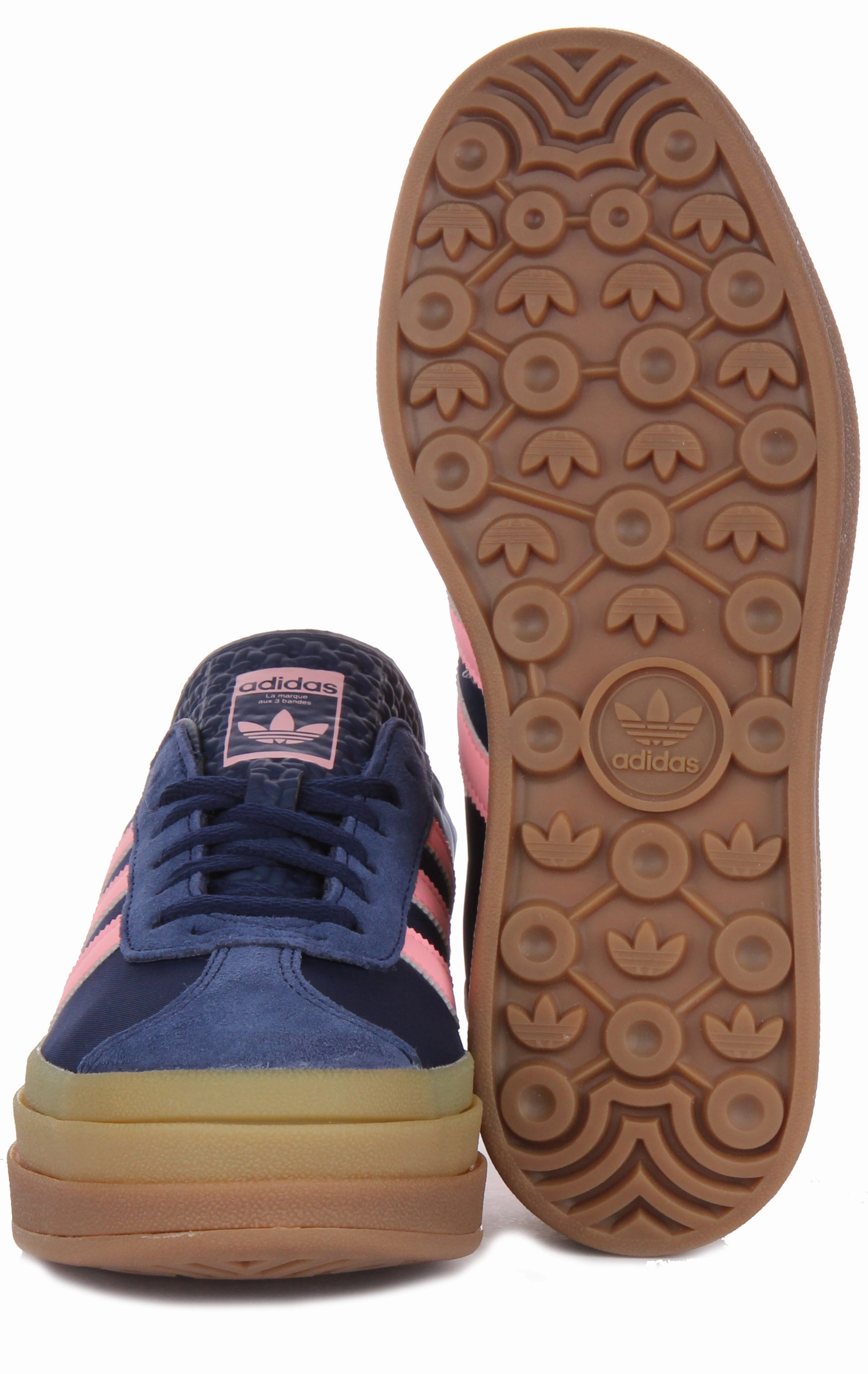 Adidas Gazelle Bold W In Navy Pink For Women Shoes Adidas