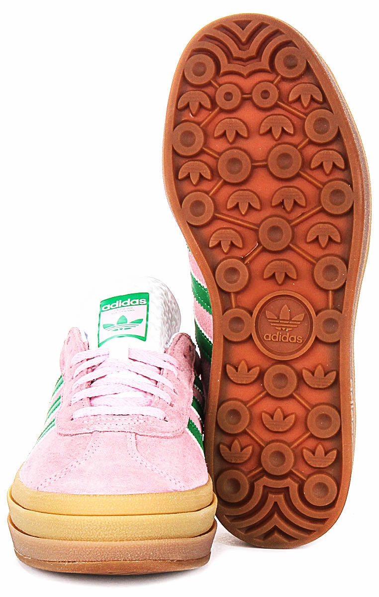 Adidas Gazelle Bold W In Pink White For Women Shoes Adidas