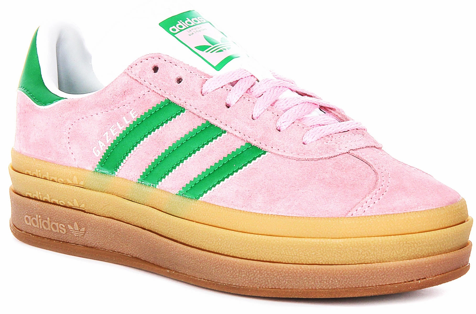 Adidas Gazelle Bold W In Pink White For Women Shoes Adidas