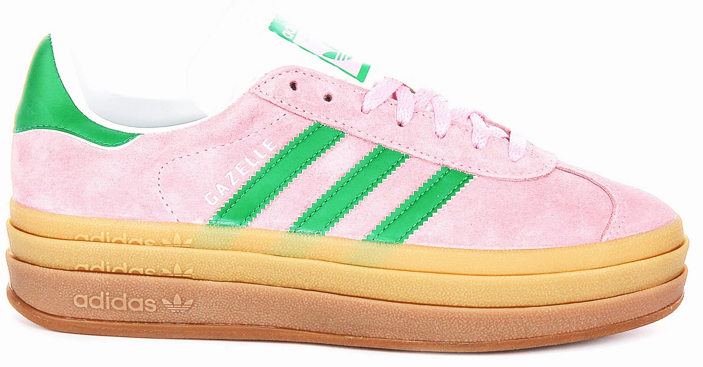 Adidas Gazelle Bold W In Pink White For Women Shoes Adidas