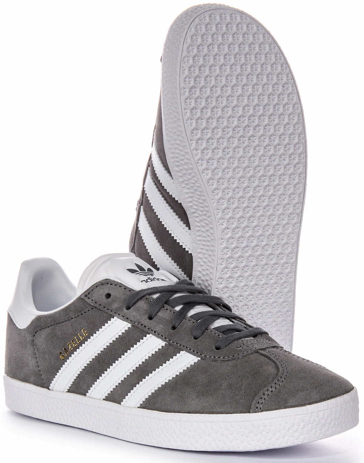 Adidas Gazelle In Grey White For Youth Shoes Adidas