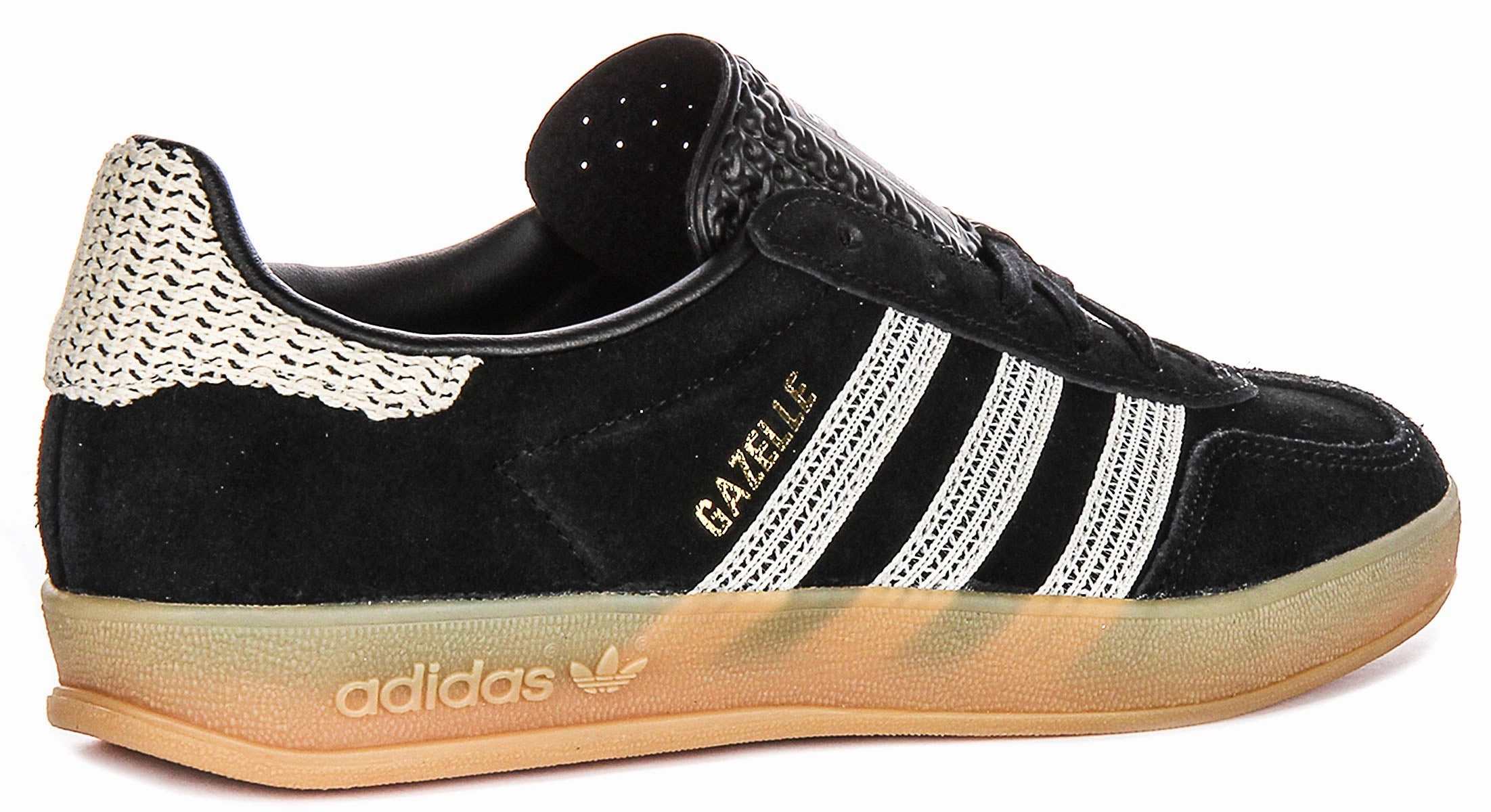 Adidas Gazelle Indoor In Black White For Women Shoes Adidas