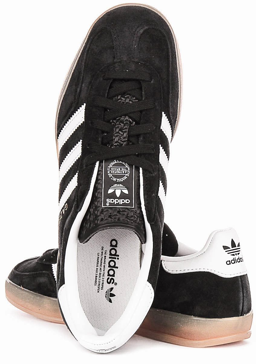 Adidas Gazelle Indoor In Black White Shoes Adidas