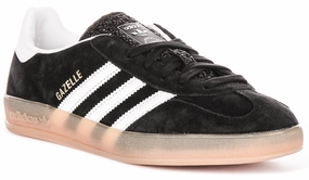 Adidas Gazelle Indoor In Black White Shoes Adidas