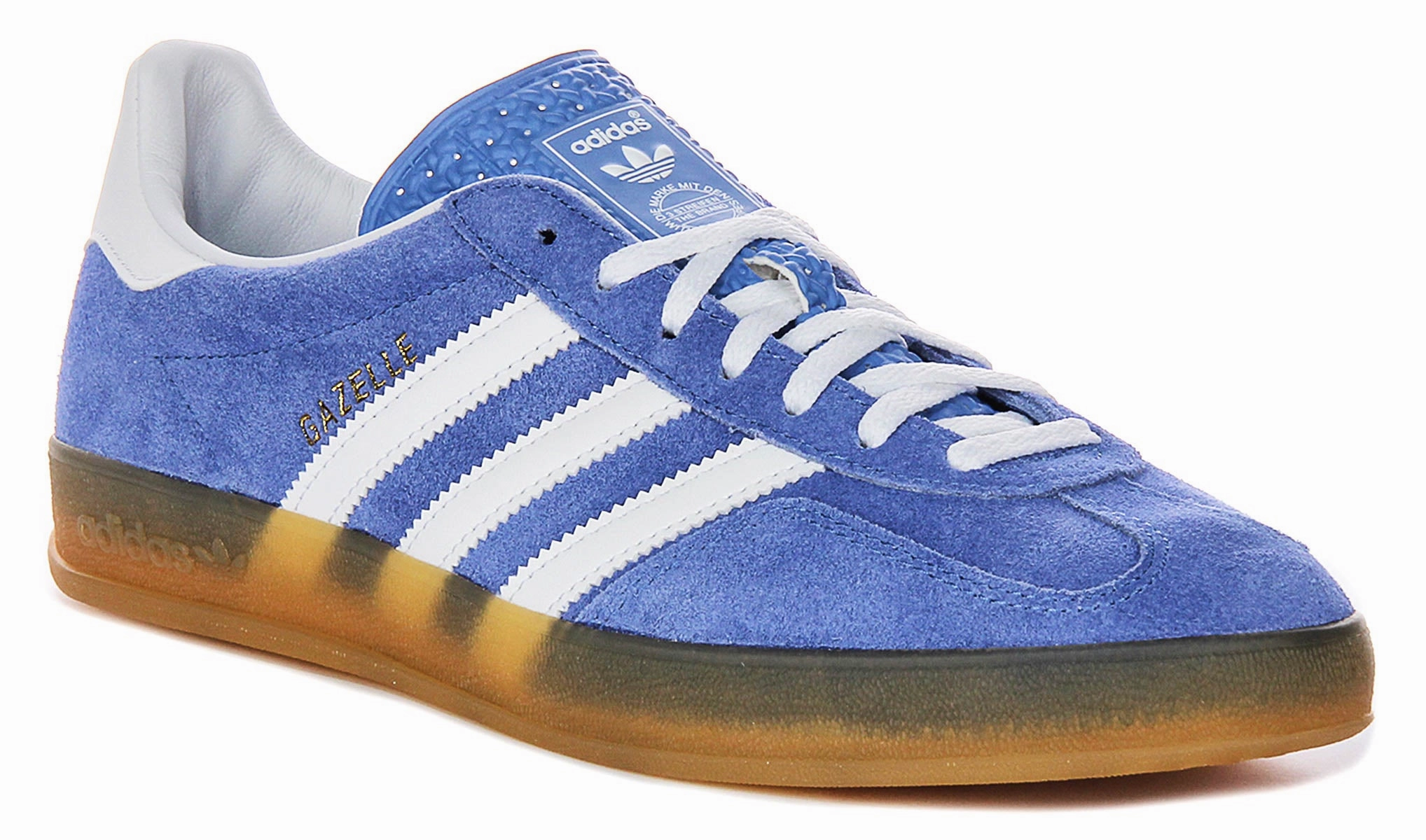 Adidas Gazelle Indoor In Blue White Shoes Adidas