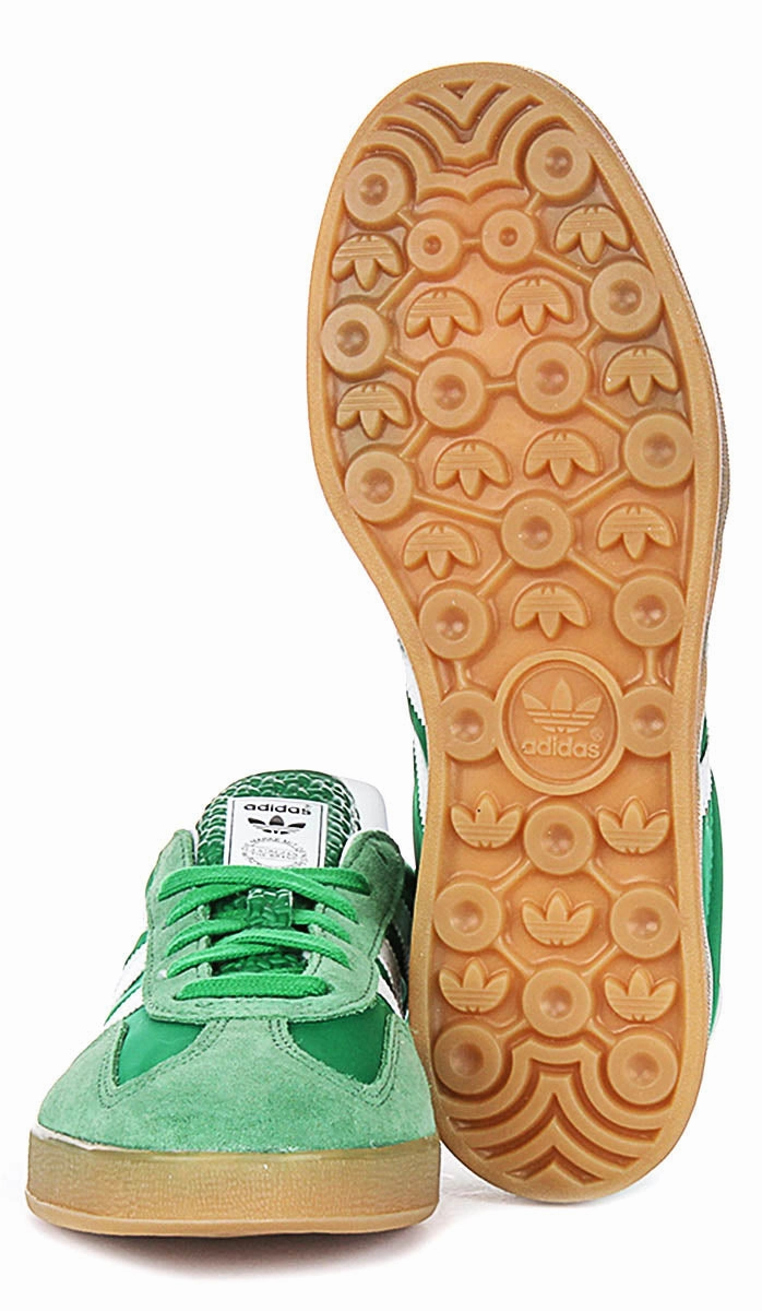 Adidas Gazelle Indoor In Green Shoes Adidas
