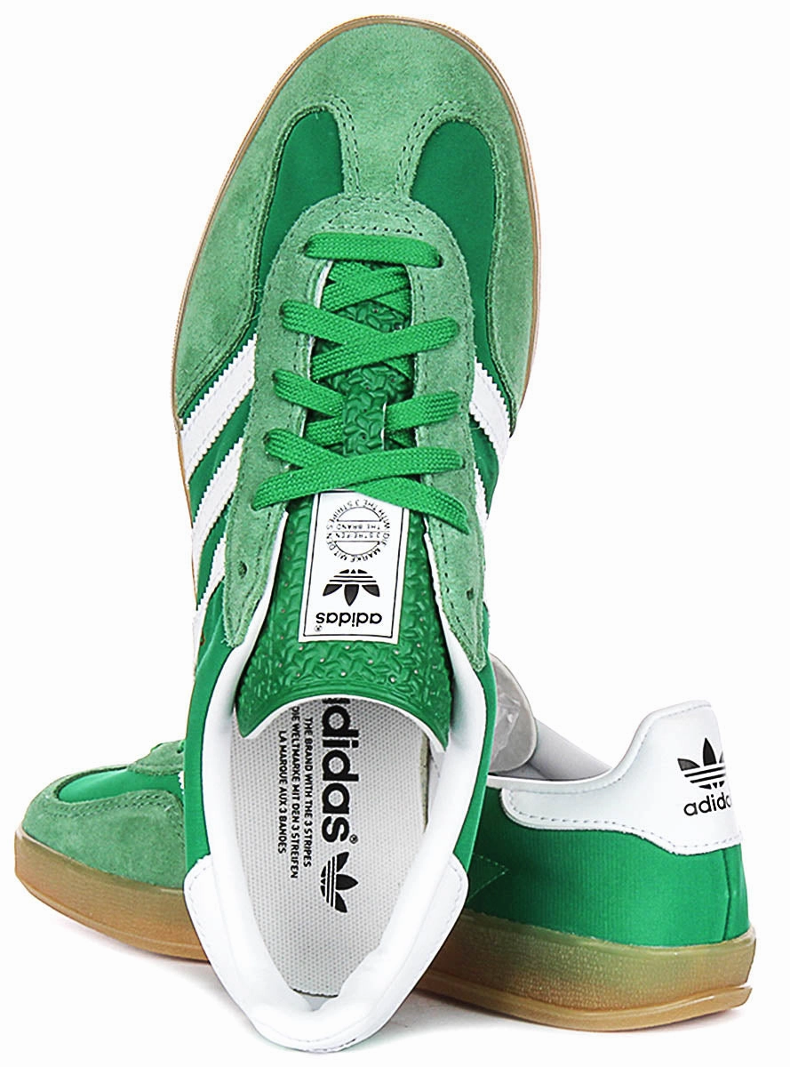 Adidas Gazelle Indoor In Green Shoes Adidas