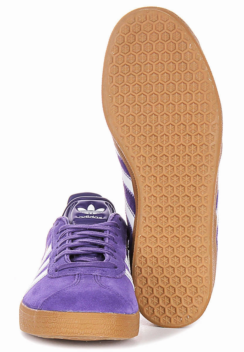 Adidas Gazelle X Real Madrid in Purple Shoes Adidas