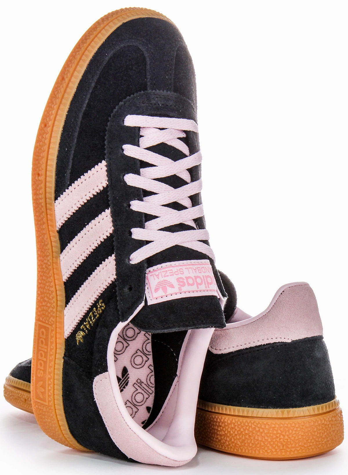 Adidas Handball Spezia In Black Pink For Women Shoes Adidas