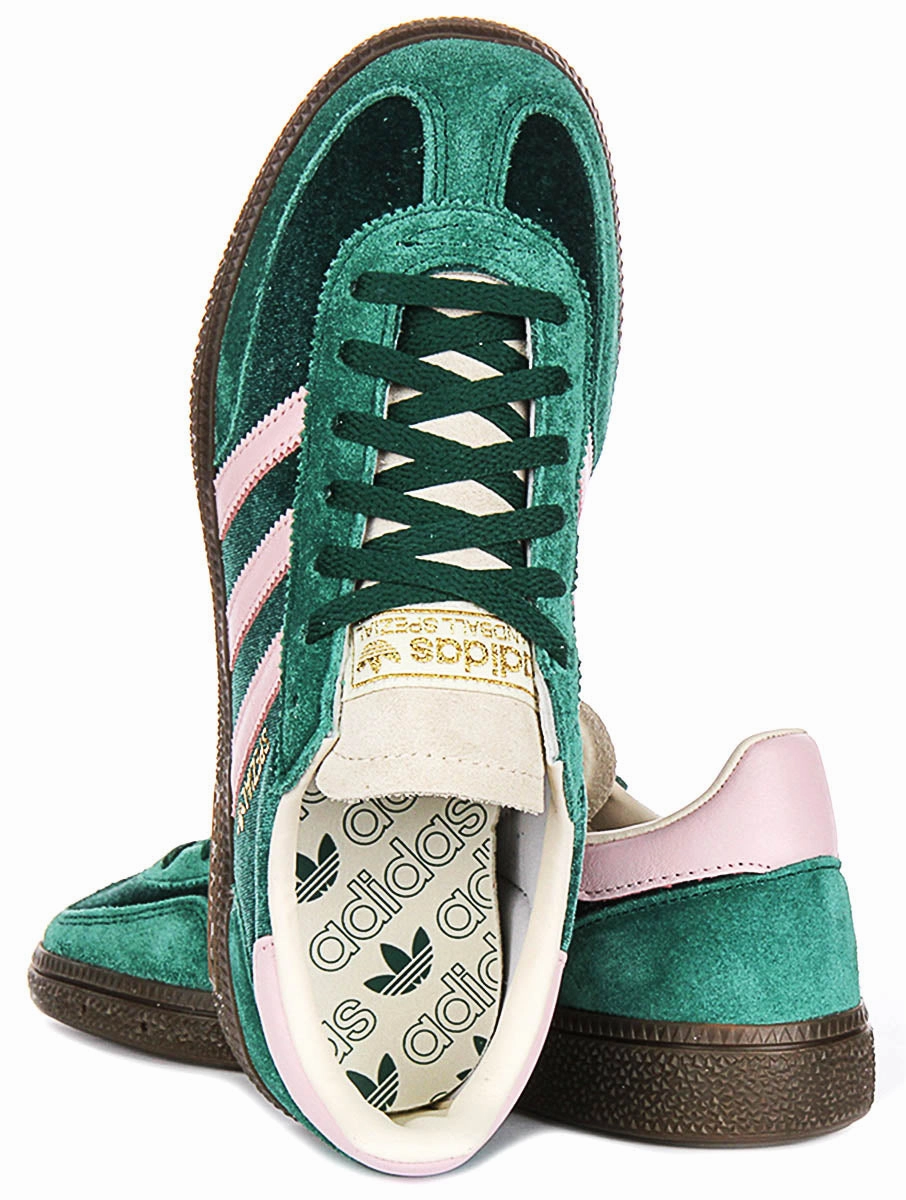 Adidas Handball Spezia In Green Pink For Women Shoes Adidas