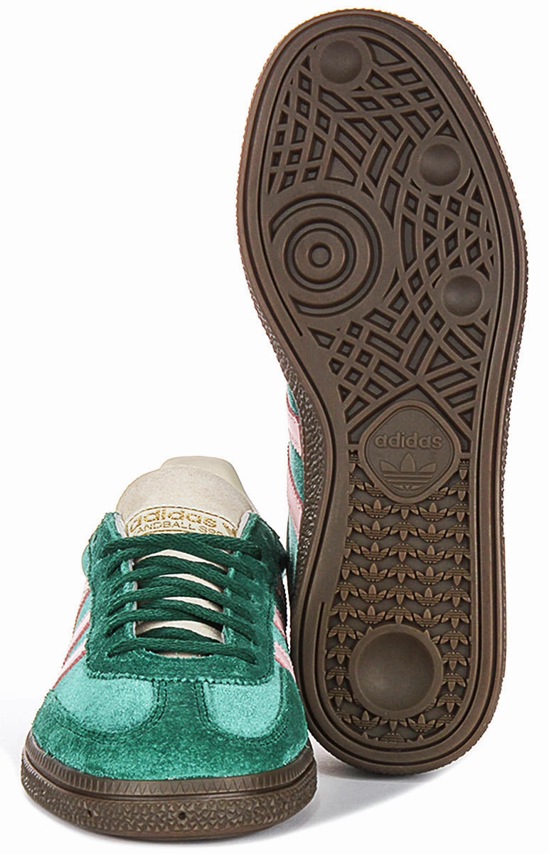 Adidas Handball Spezia In Green Pink For Women Shoes Adidas