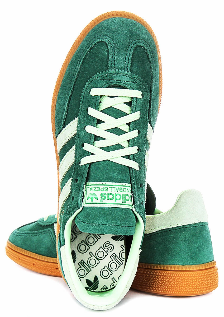 Adidas Handball Spezial In Green For Women Shoes Adidas