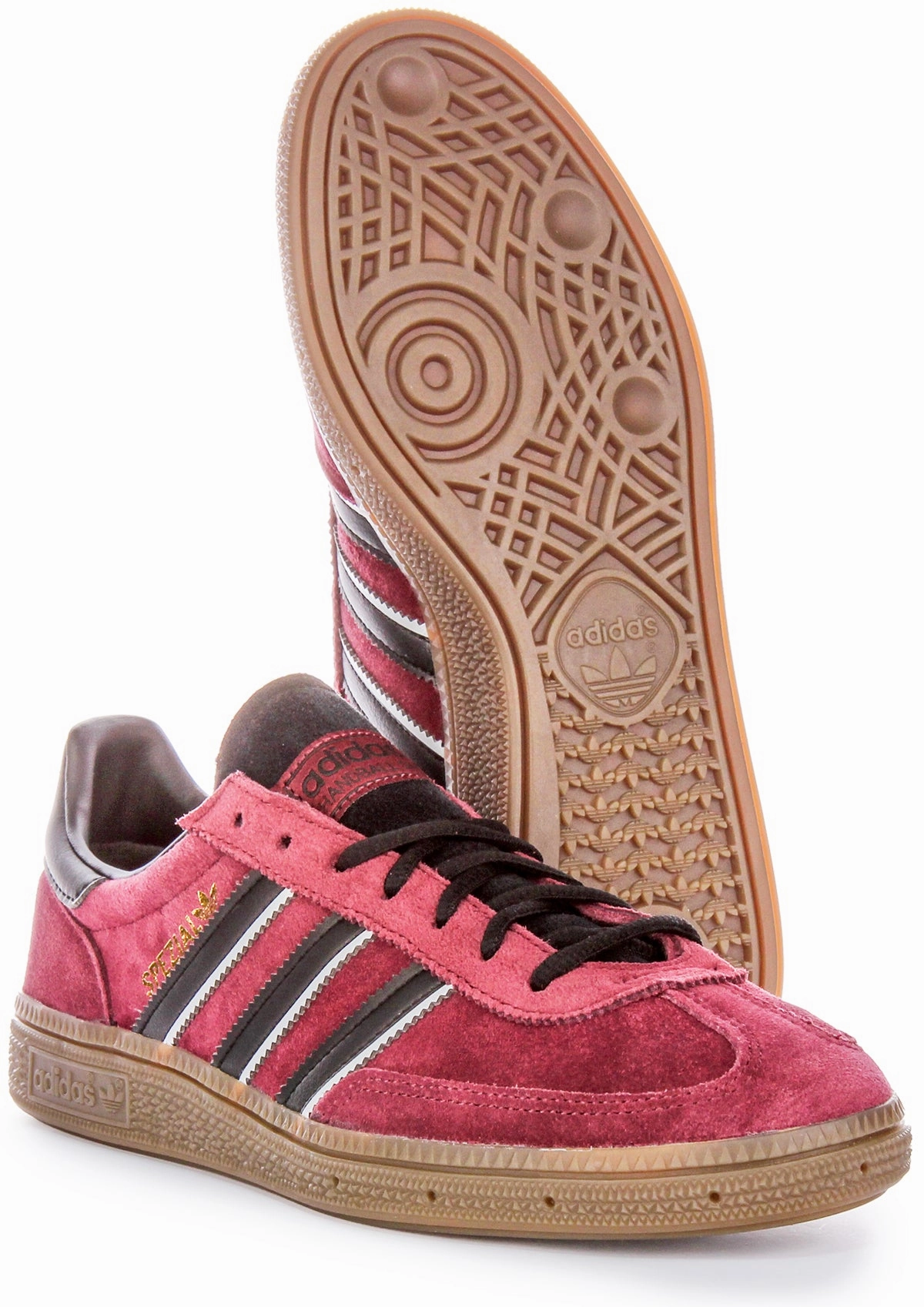 Adidas Handball Spezial In Maroon Black For Men Shoes Adidas