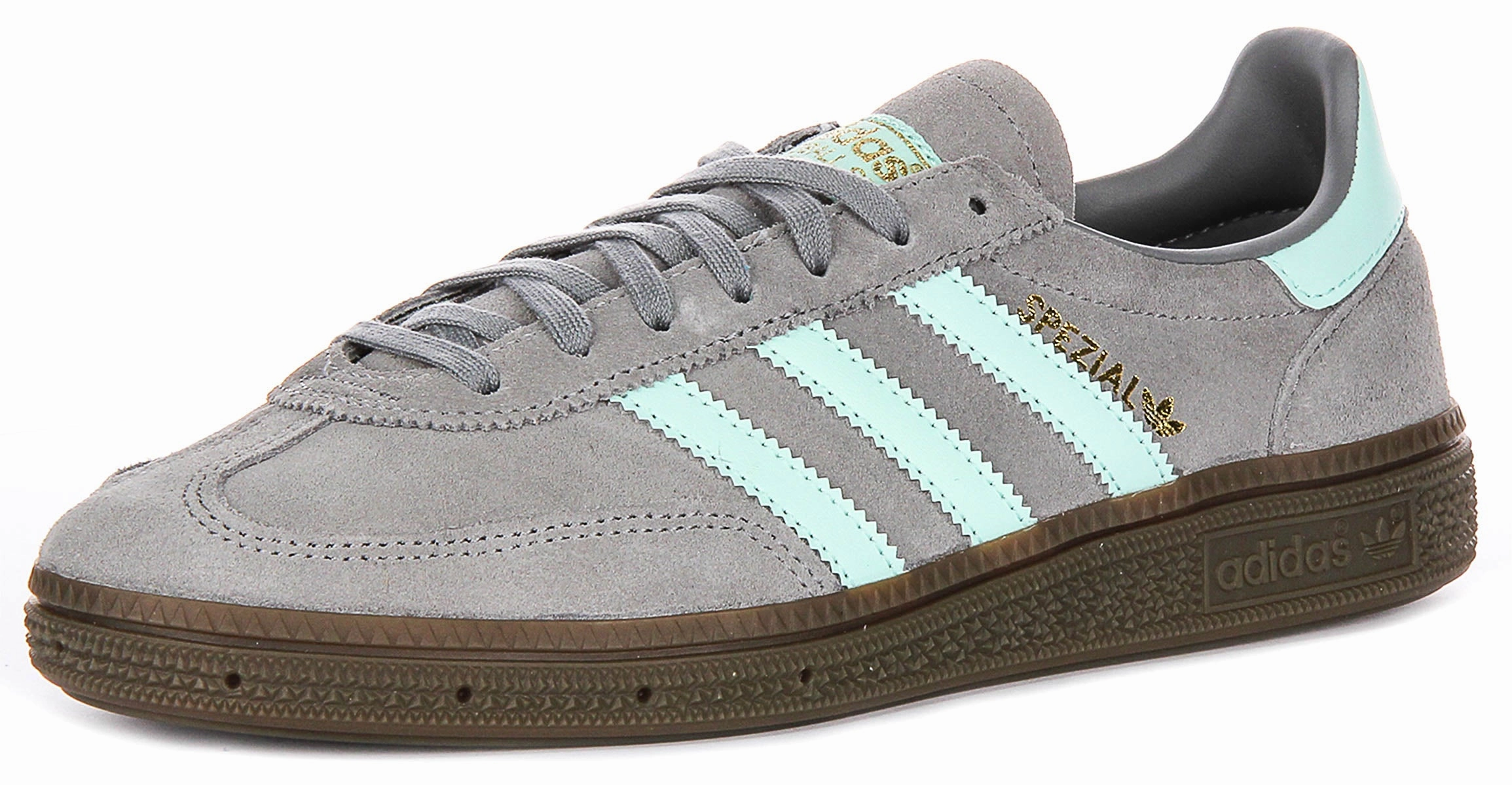 Adidas Handball Spezial Juniors In Grey Blu Shoes Adidas