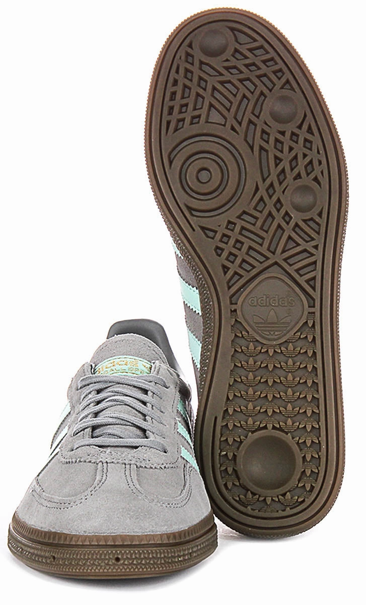 Adidas Handball Spezial Juniors In Grey Blu Shoes Adidas