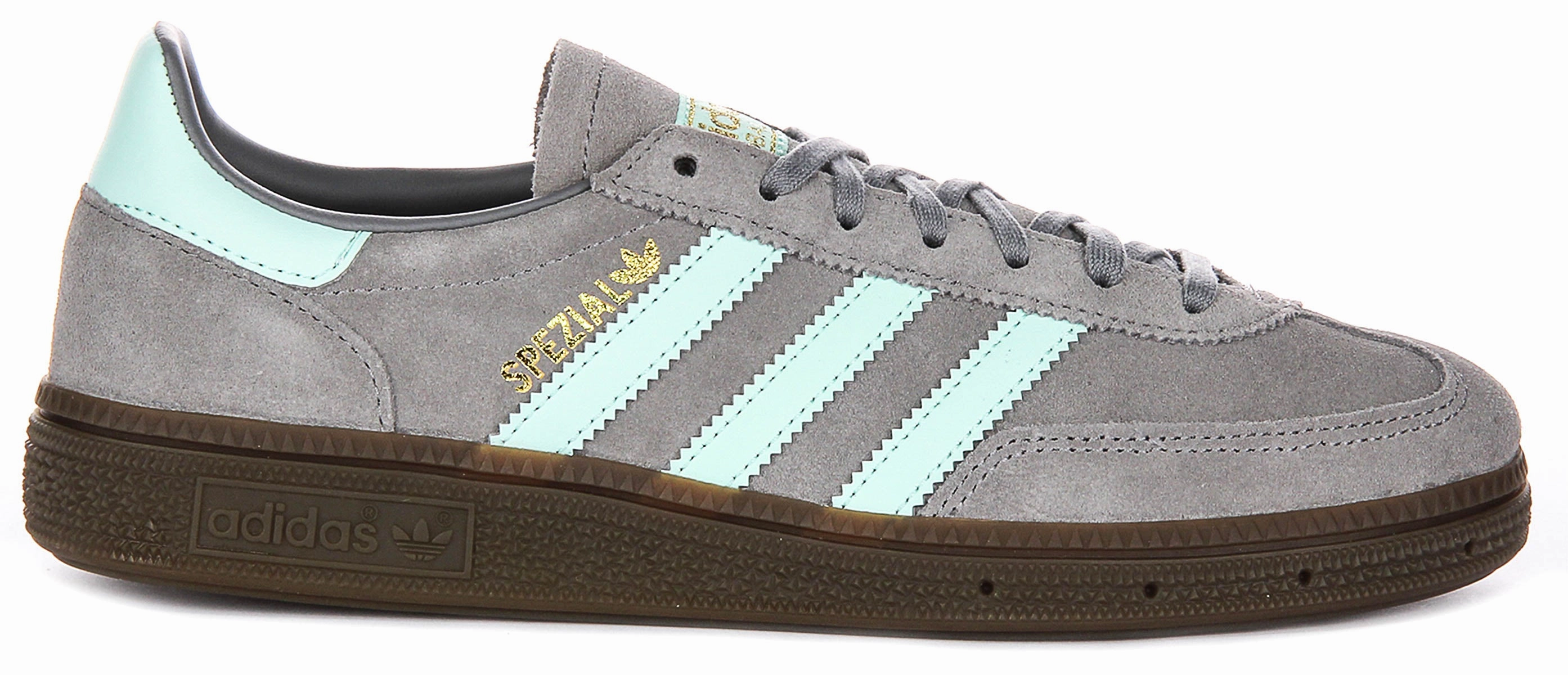Adidas Handball Spezial Juniors In Grey Blu Shoes Adidas