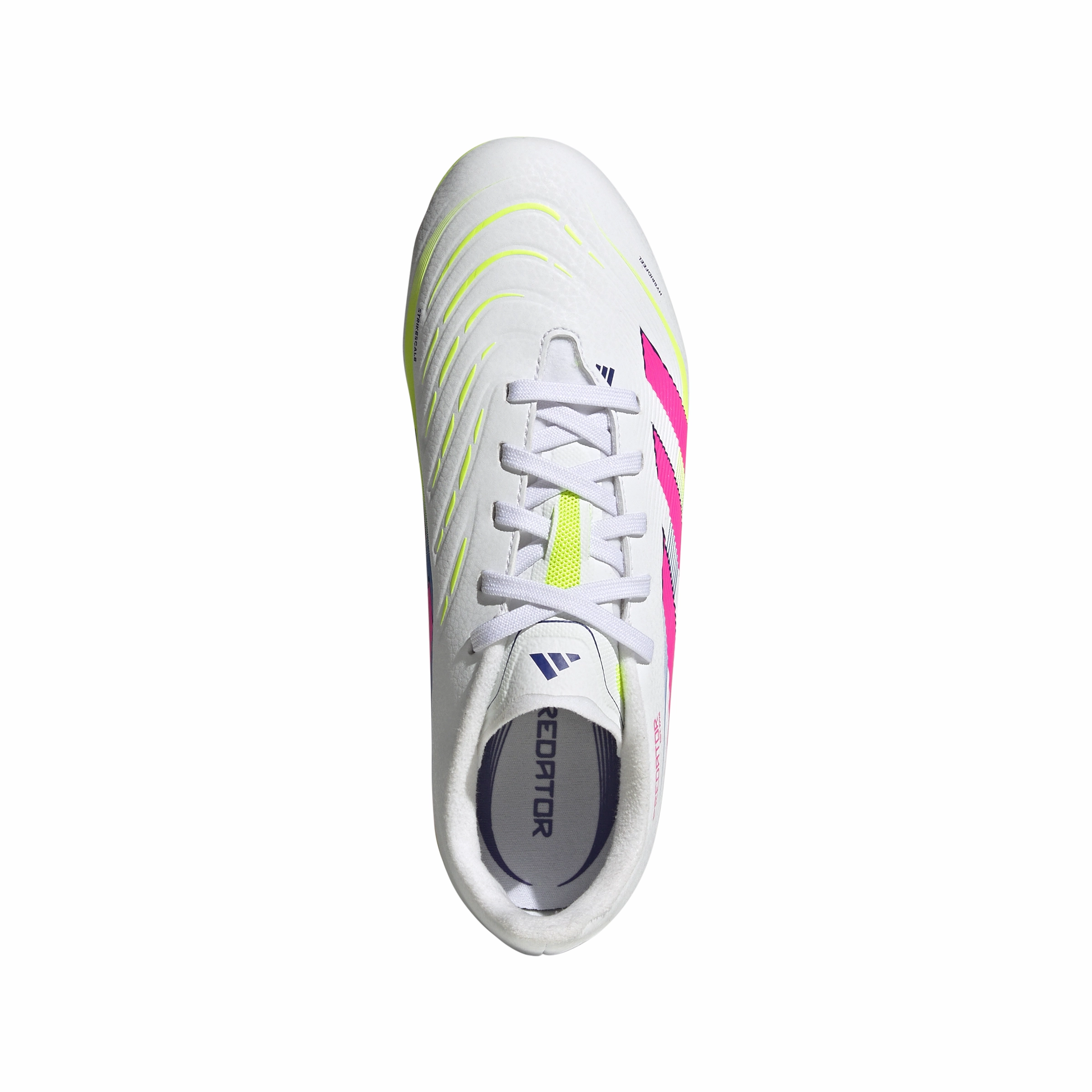 adidas Junior Predator League FG/MG Firm Ground Soccer Cleats - FTWhite/ LucPink/ Luclem