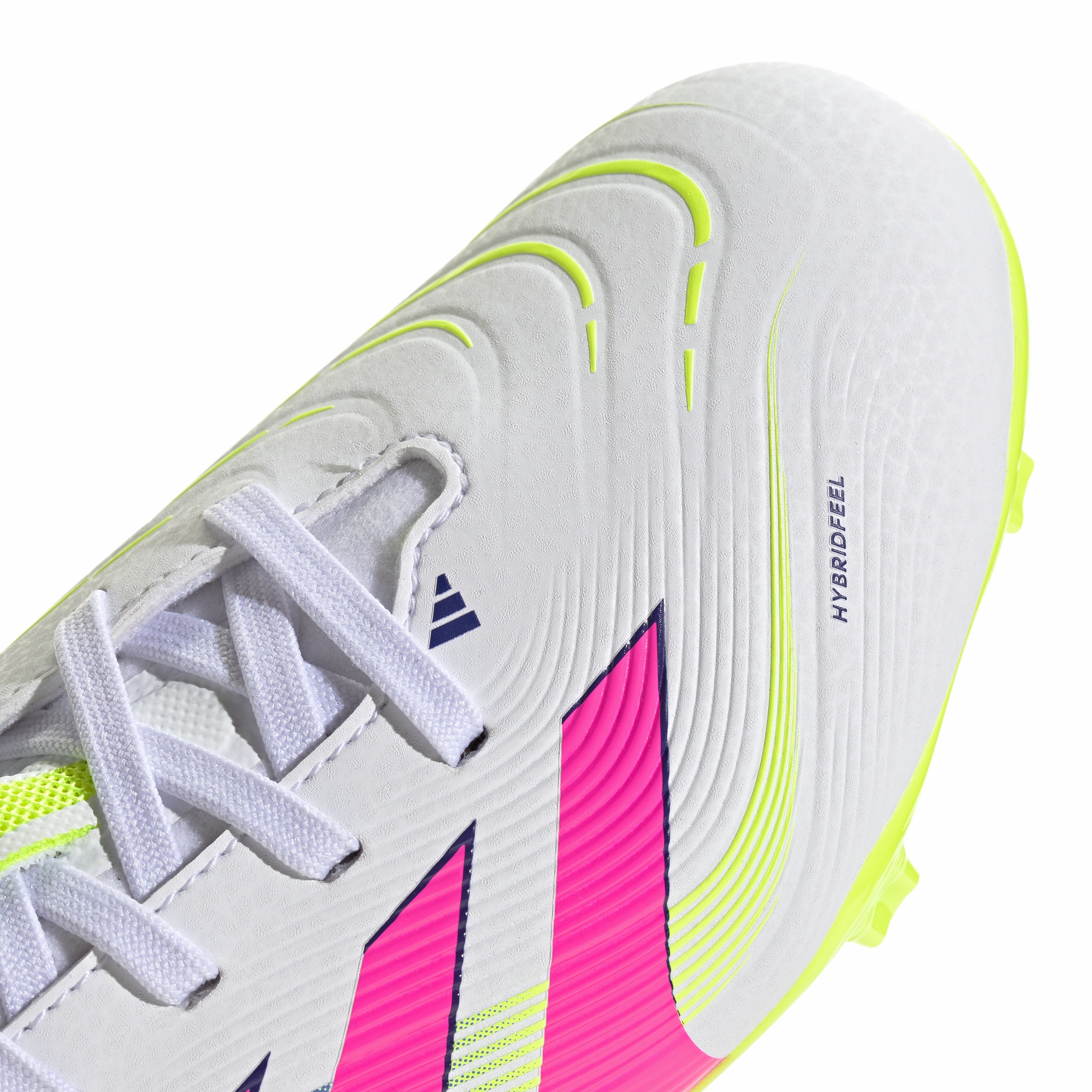 adidas Junior Predator League FG/MG Firm Ground Soccer Cleats - FTWhite/ LucPink/ Luclem