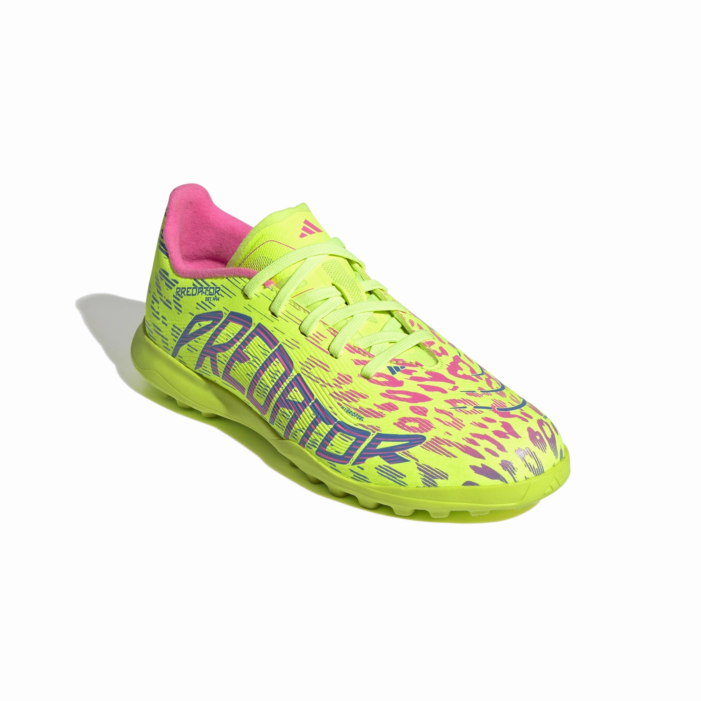 adidas Junior Predator League TF Turf - lucid lemon/blue fusion/lucid pink