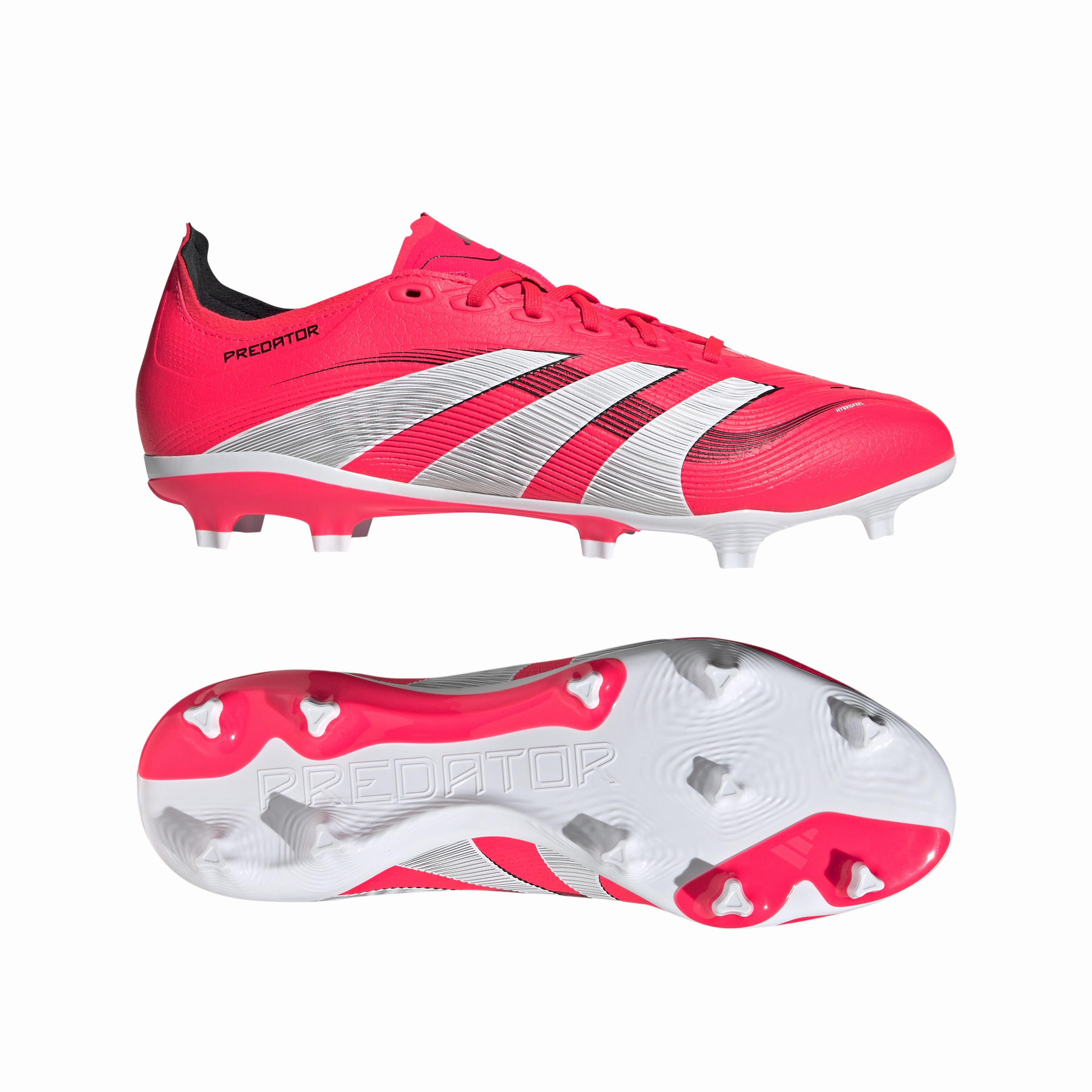 adidas Predator League FG/MG Soccer Cleat - lucid red/ftwr white/core black